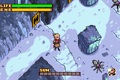 Zoku Bokura no Taiyou screenshot 2 for GameBoy Advance